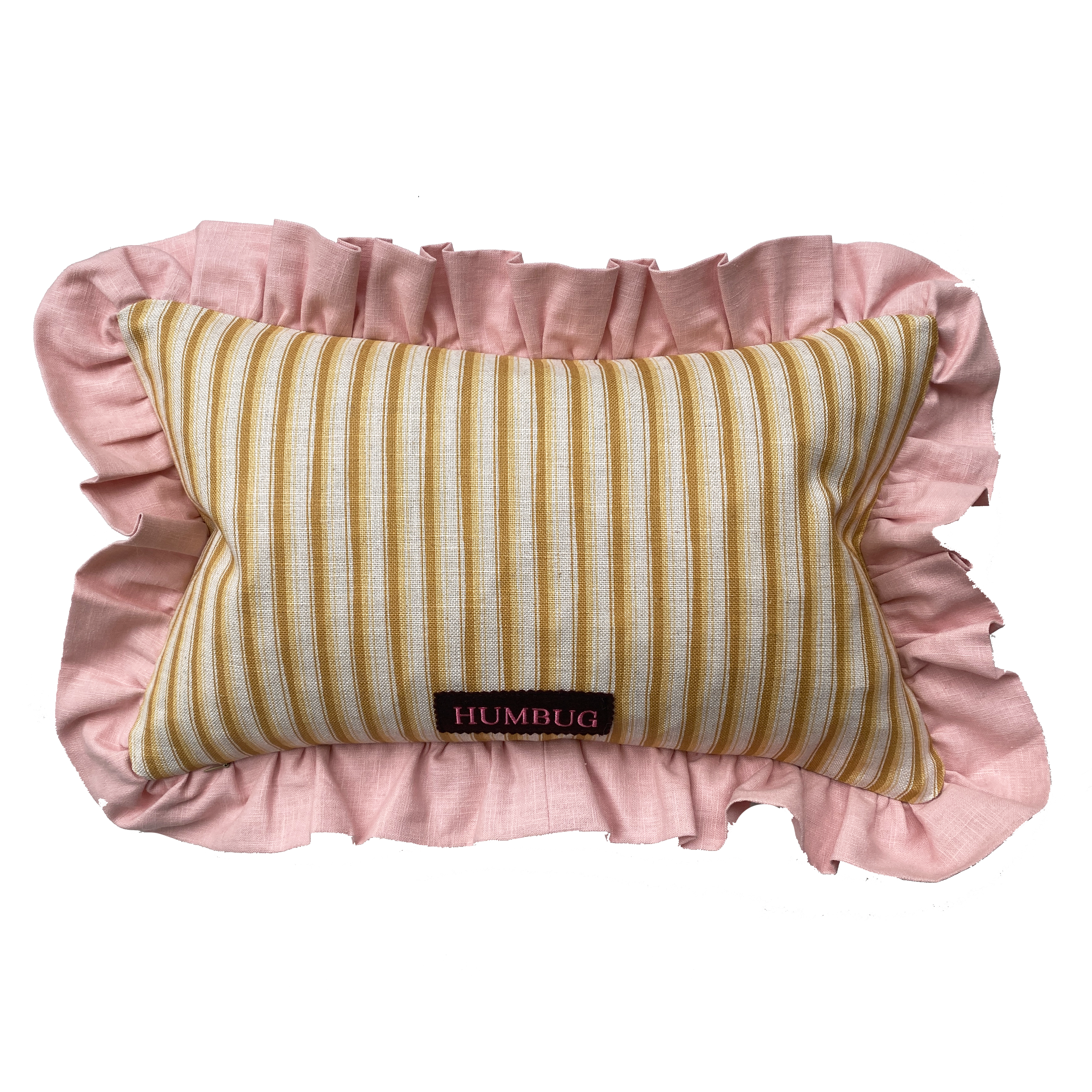 LARGE RUFFLE // rhubarb