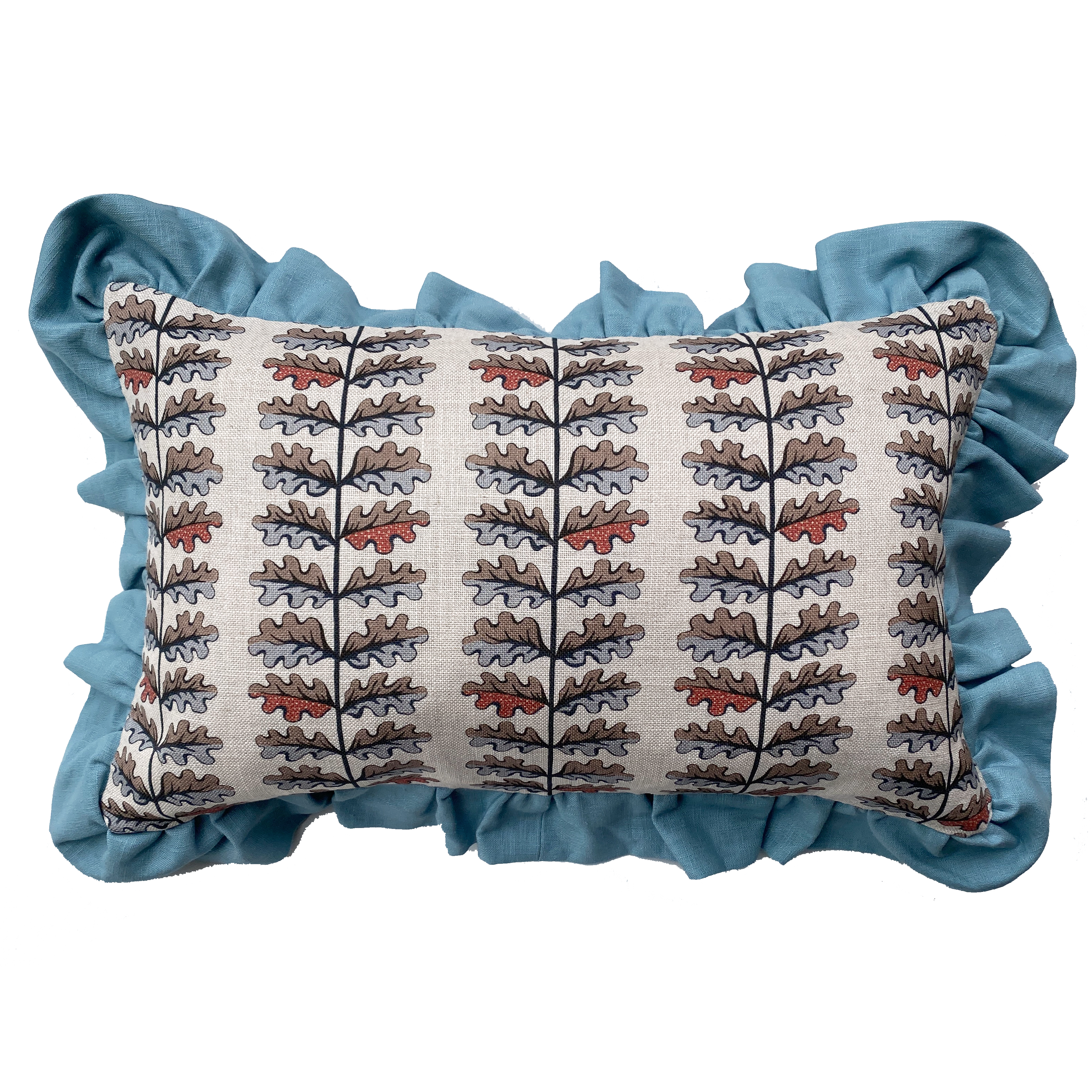 LARGE RUFFLE // chambray