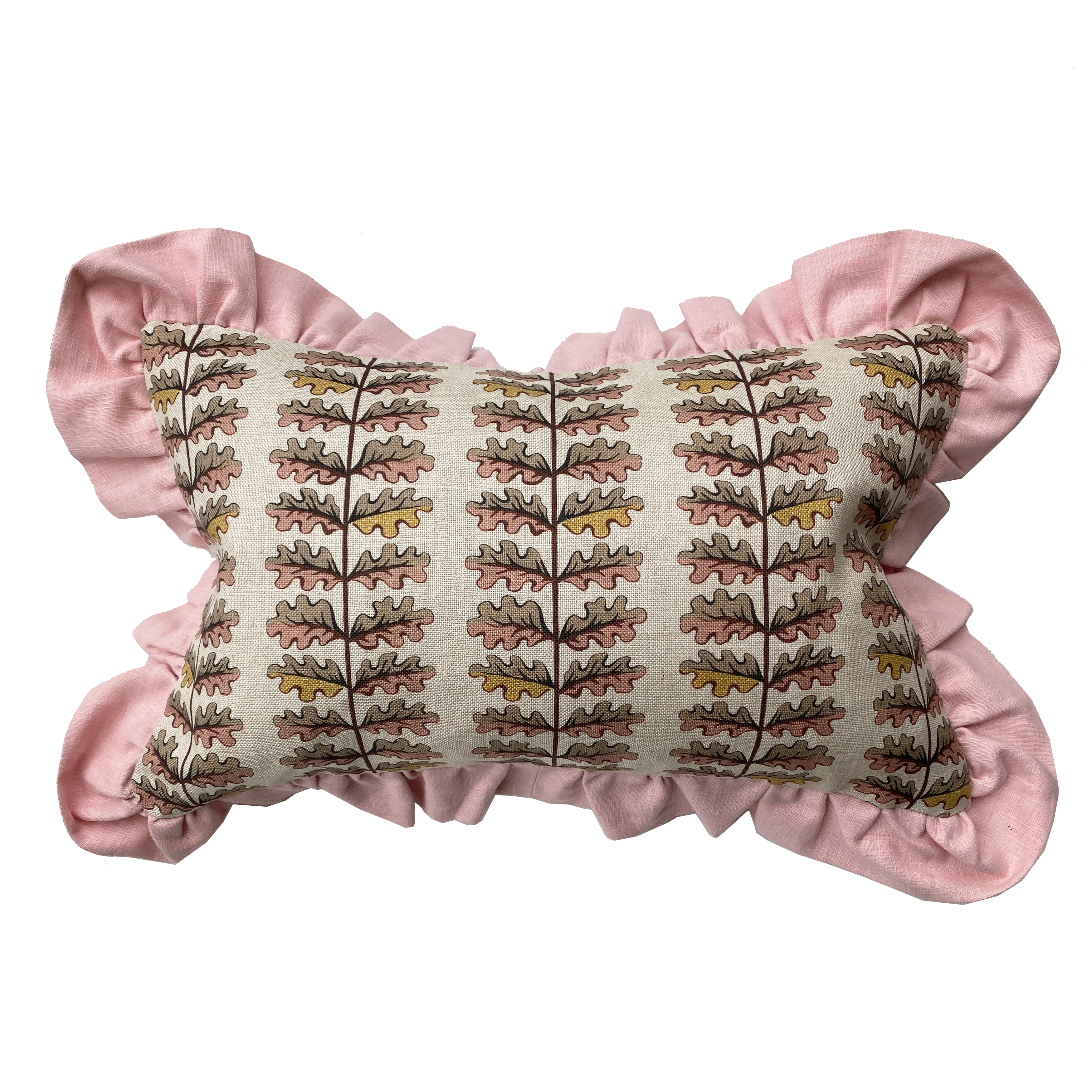 LARGE RUFFLE // rhubarb