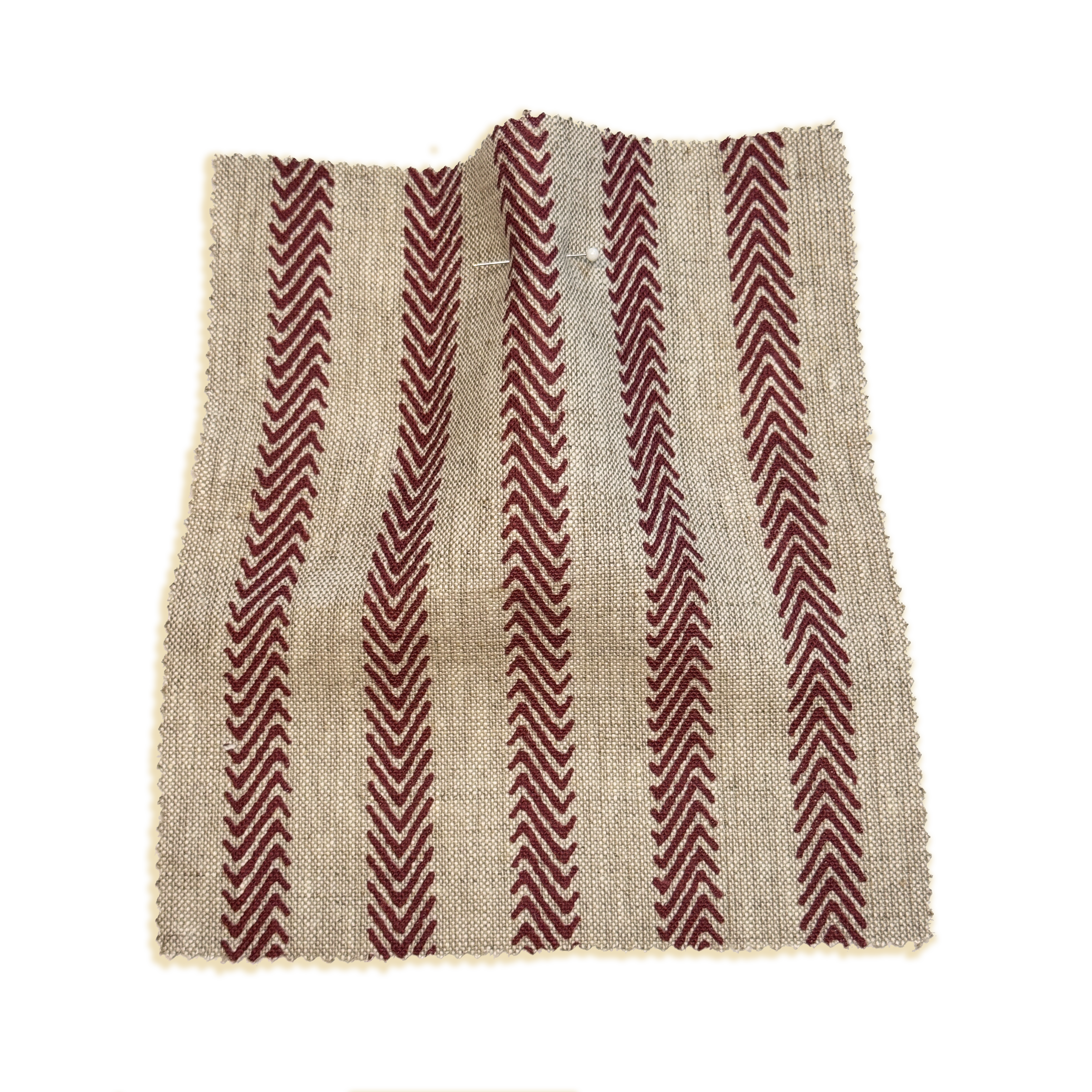 CHEVRON STRIPE // mulberry