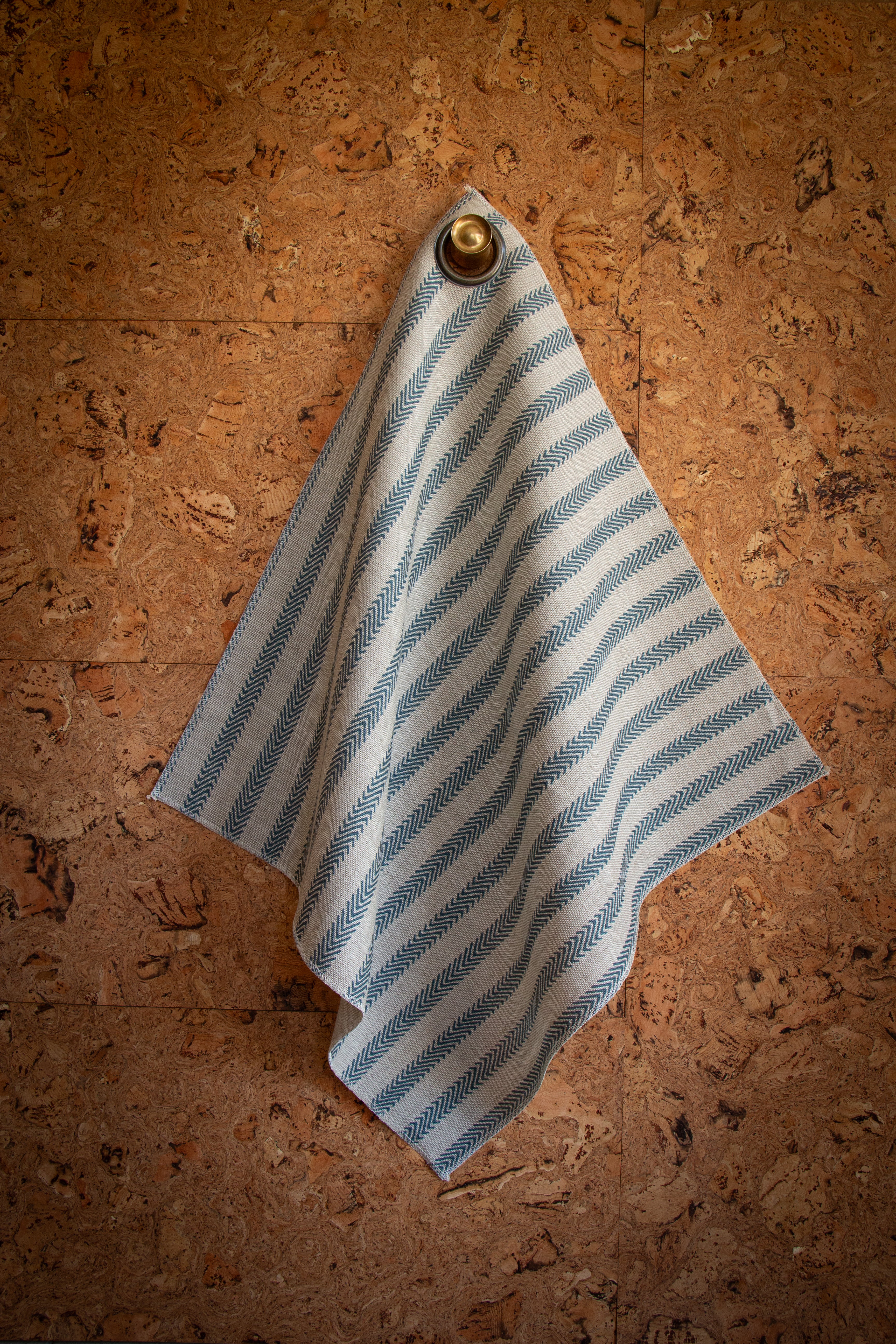 CHEVRON STRIPE // indigo