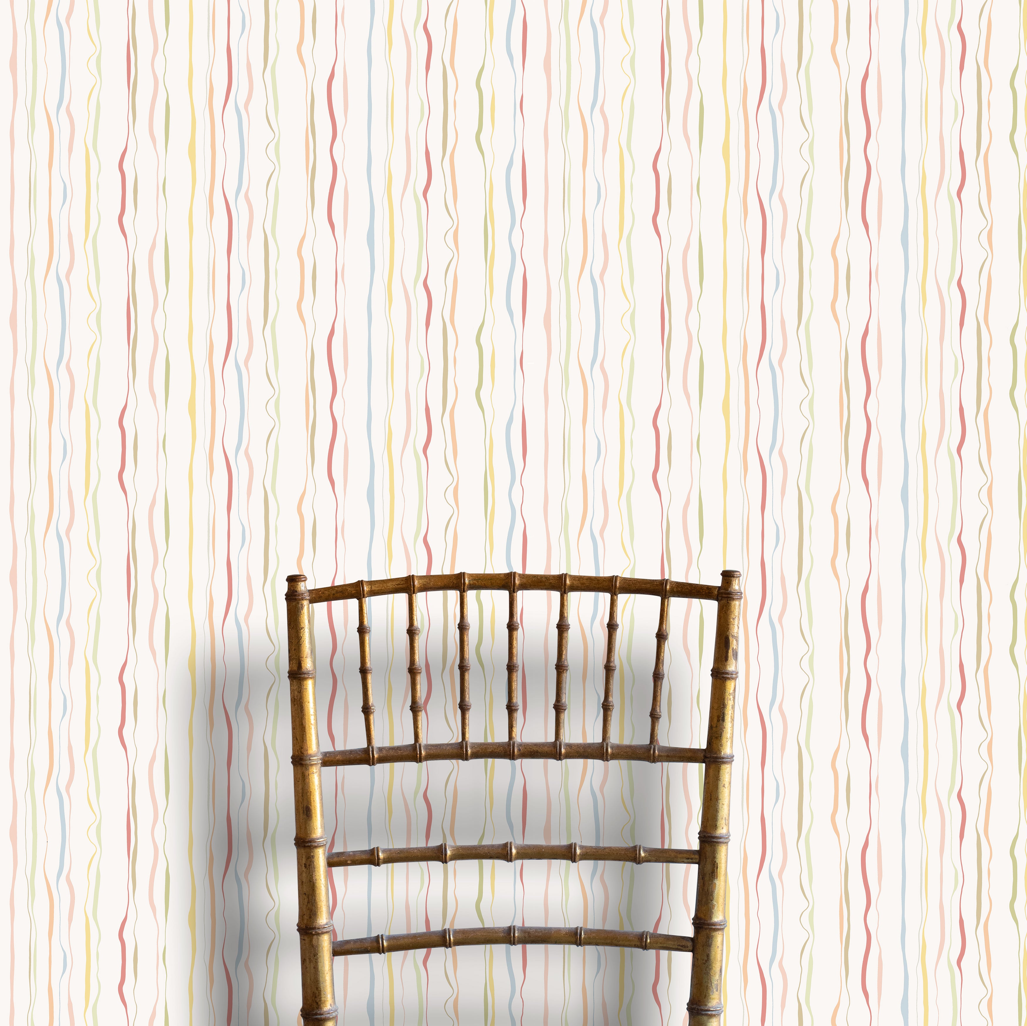 INDIAN INK WALLPAPER // candy stripe
