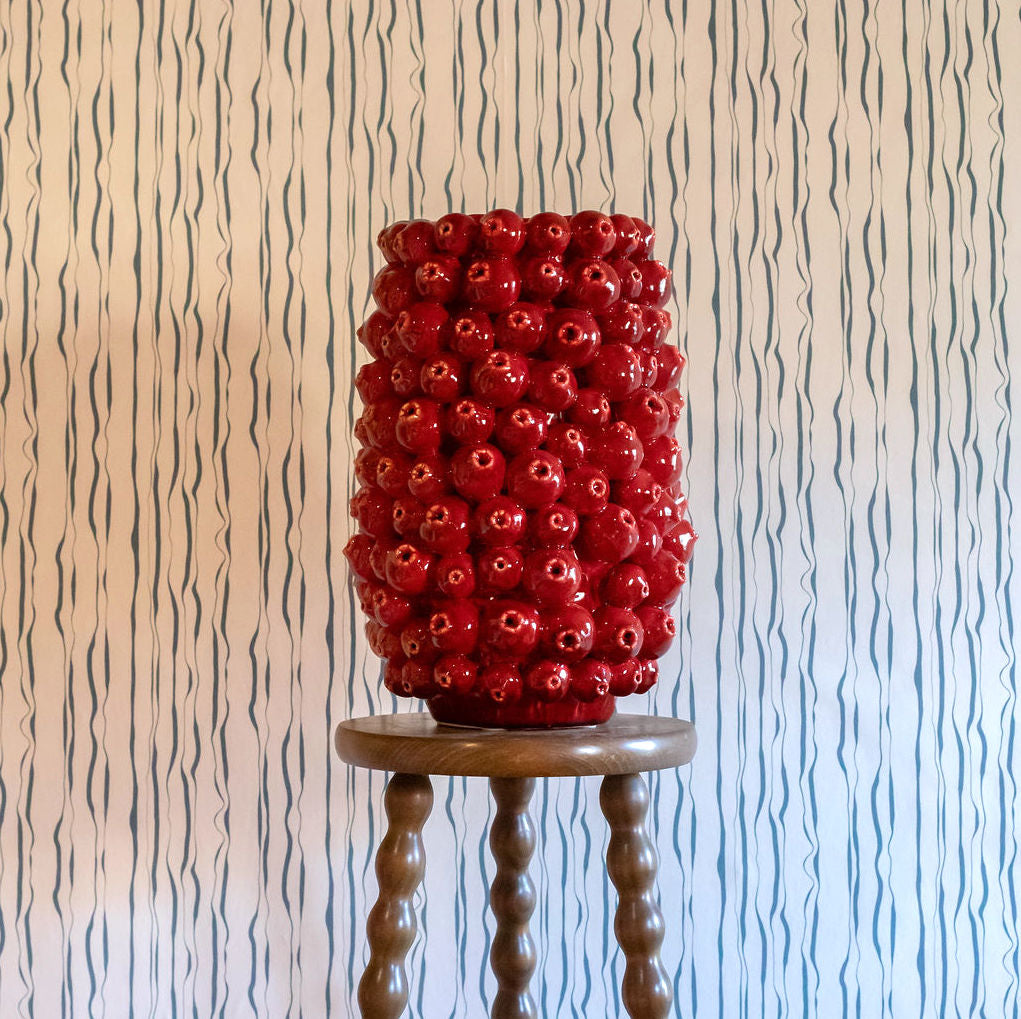 INDIAN INK WALLPAPER // stone blue