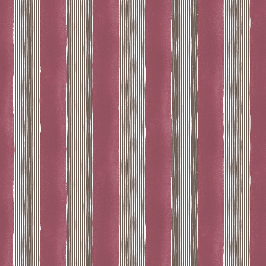 XL NEW STRIPE // cherry