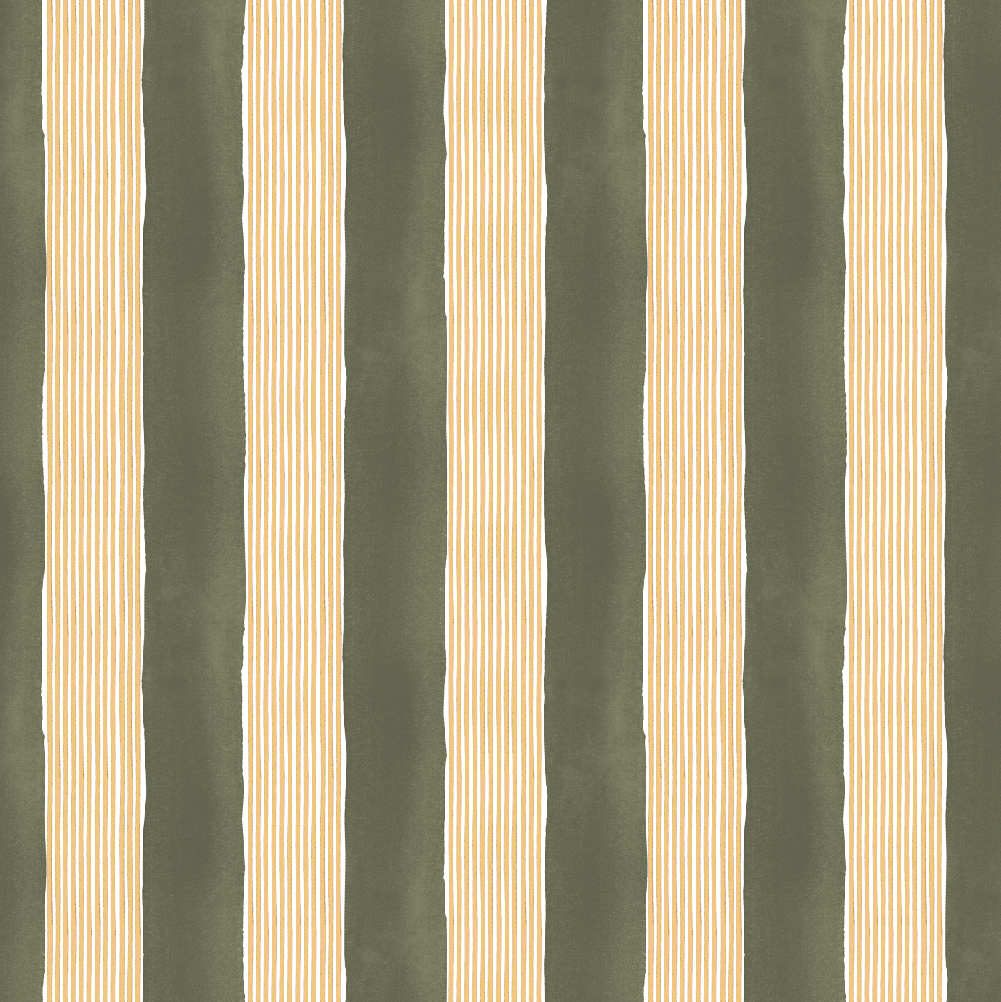 XL NEW STRIPE // moss