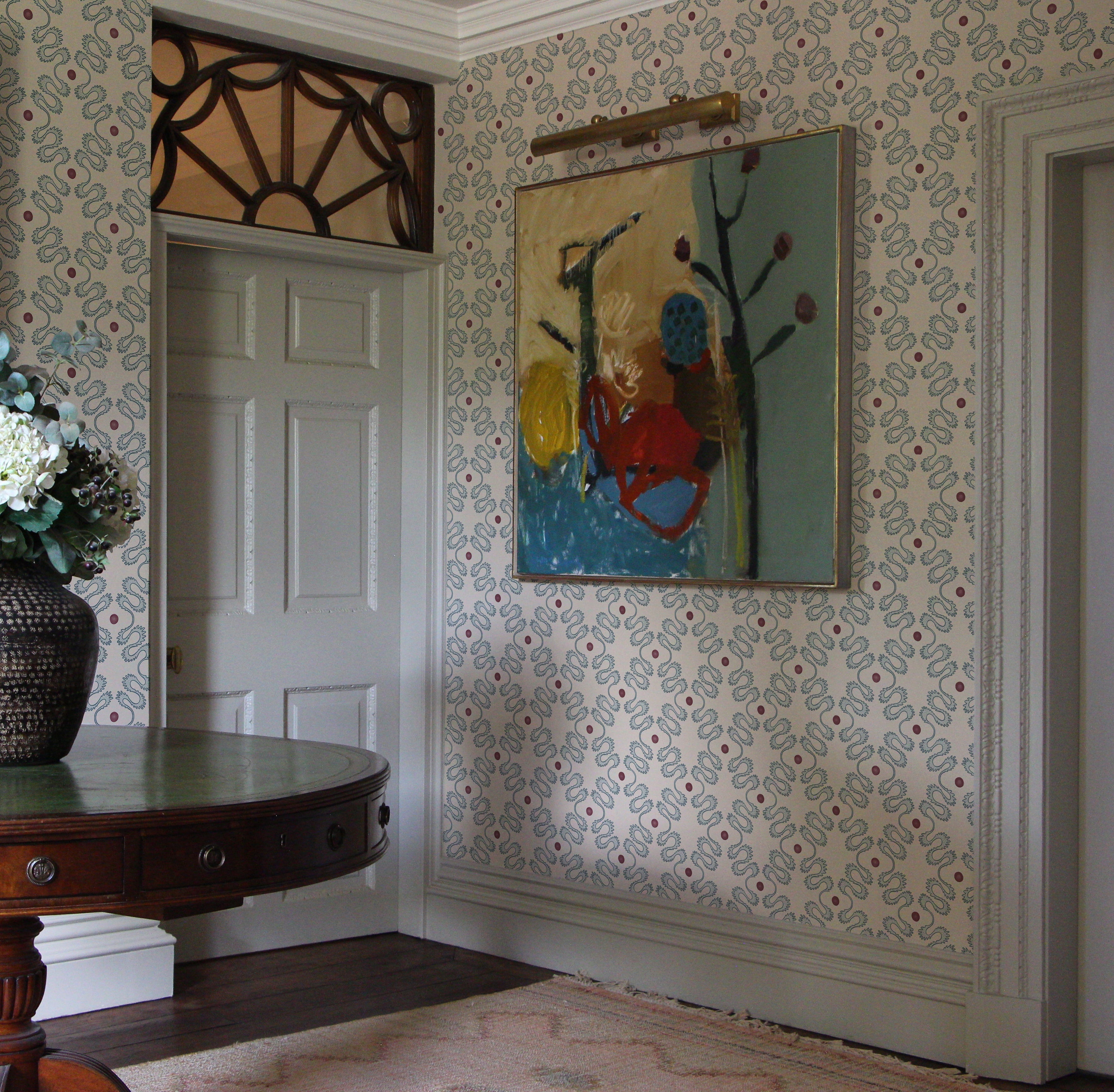 PATTERN PLAY WALLPAPER // indigo