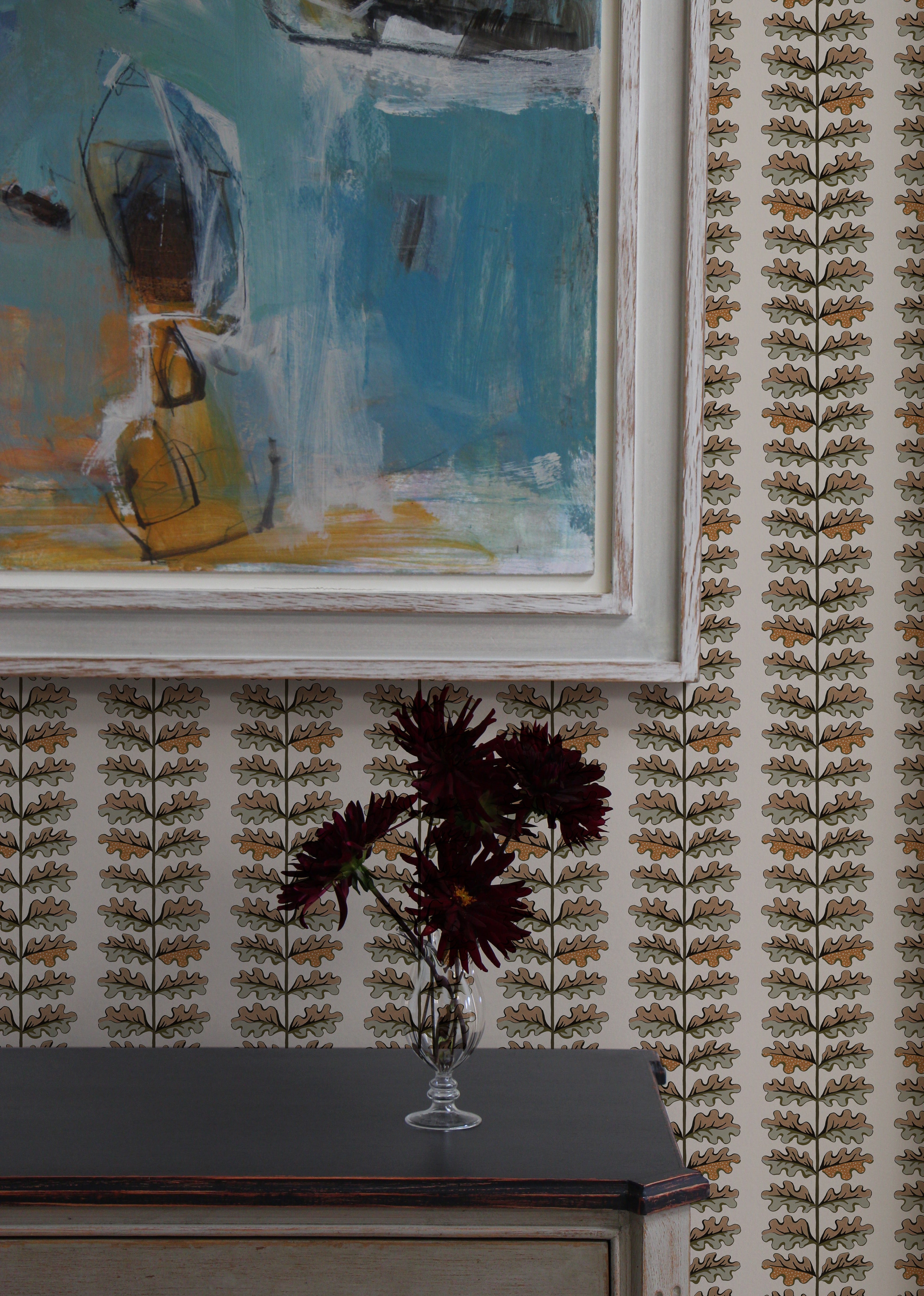 QUERCUS WALLPAPER // sage