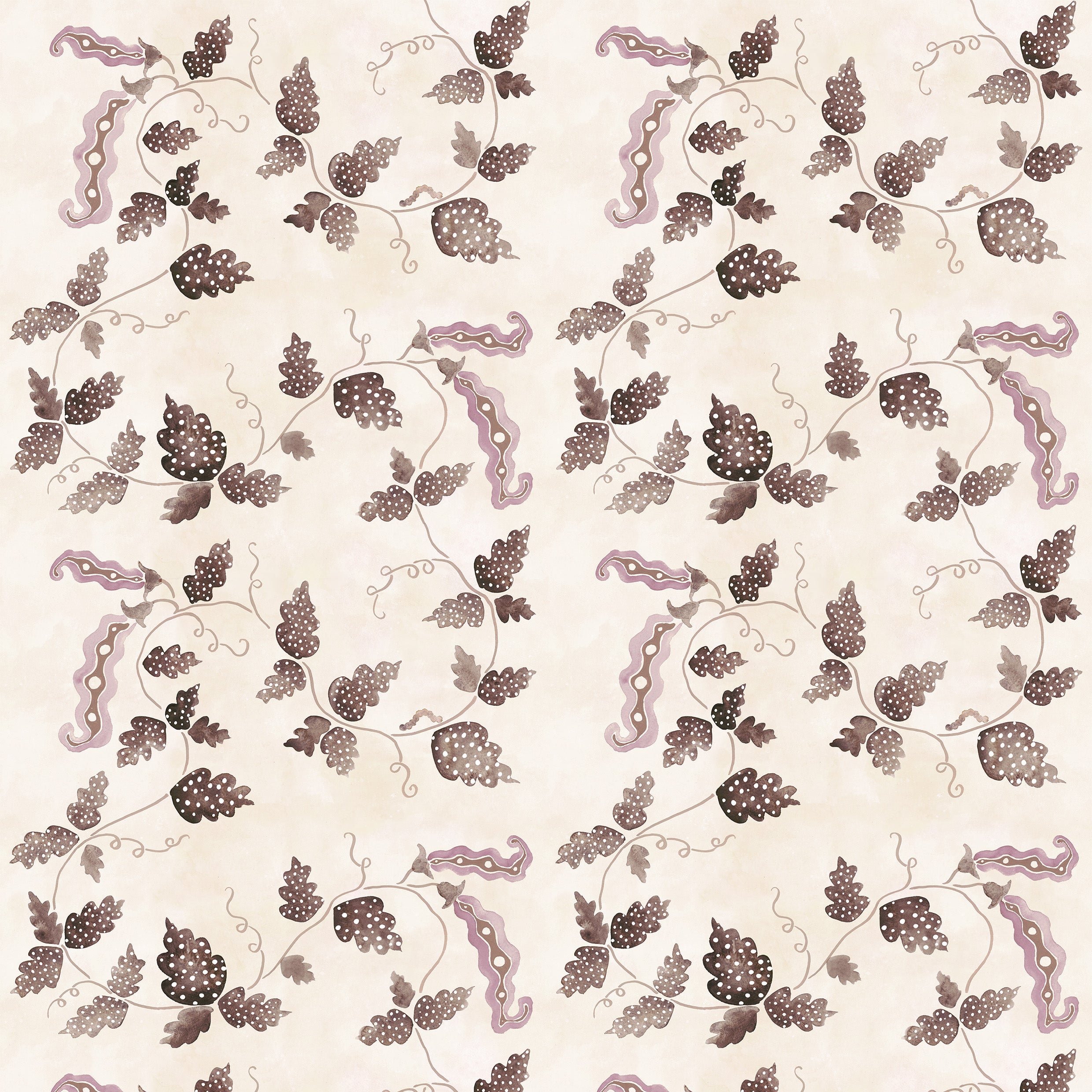 SWEETEST PEA WALLPAPER // mocha