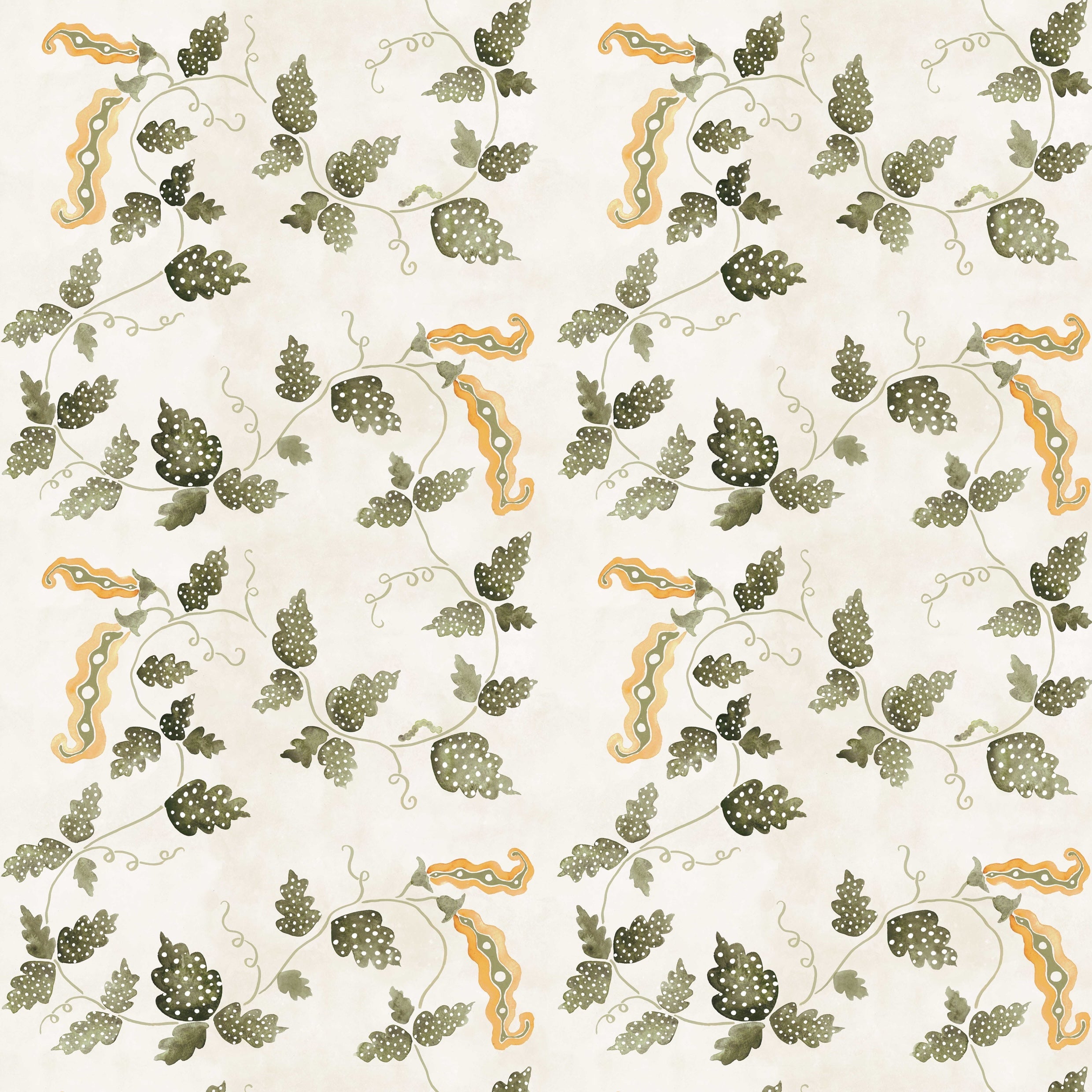 SWEETEST PEA WALLPAPER // olive