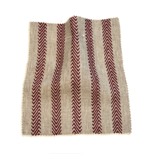 CHEVRON STRIPE // mulberry