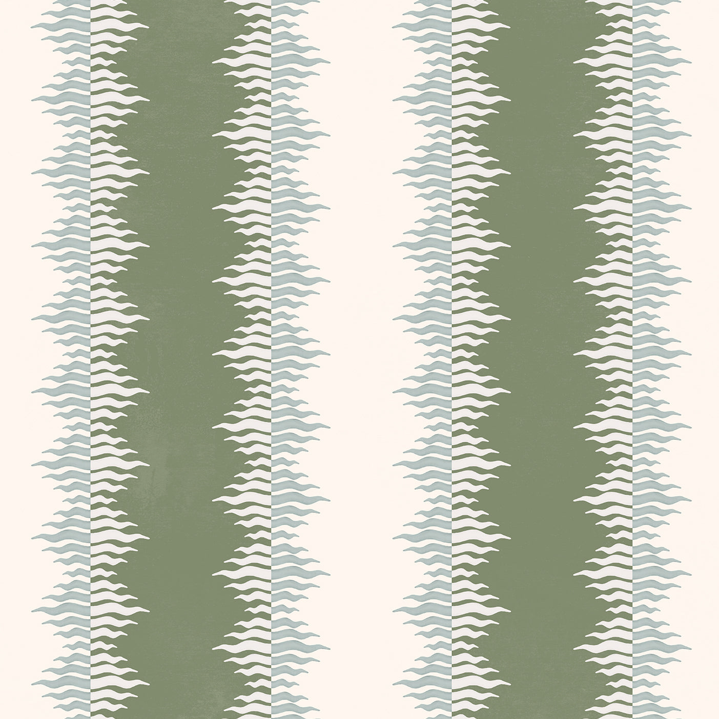 CRIMPED STRIPE // olive