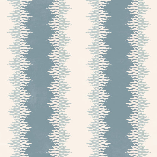 CRIMPED STRIPE // stone blue