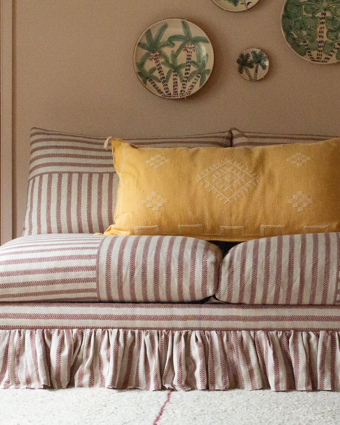 CHEVRON STRIPE // mulberry