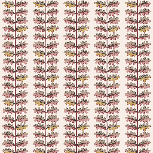 QUERCUS WALLPAPER // rhubarb