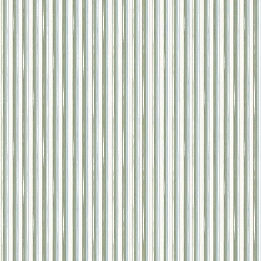 MODERN TICKING WALLPAPER // seafoam